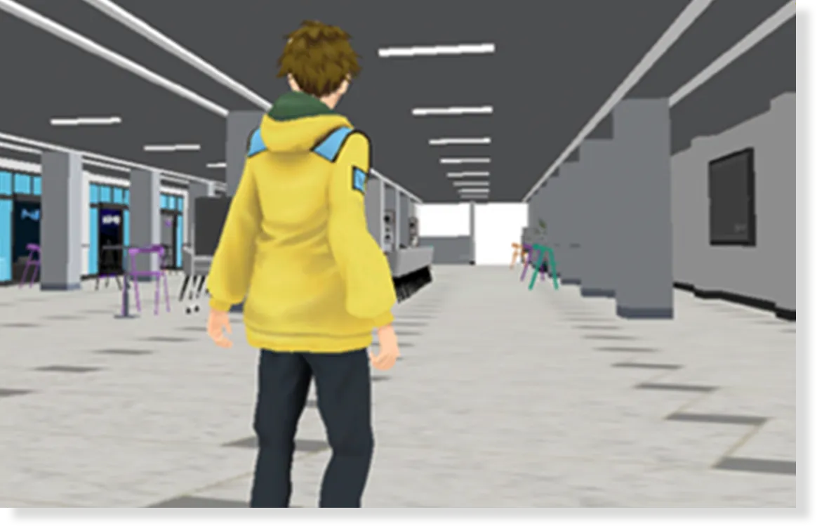 pcゲームのような少年の絵